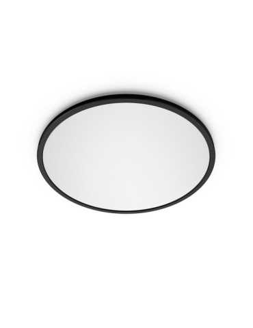 Plafón Redondo Negro Valen, 32 W, 4100 Im, 2200-6500 K, Ø541 x 28 cm PHILIPS