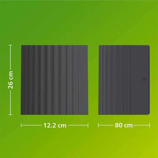 Aplique de Exterior LED Zyre Antracita 4,3 W, 800 lm PHILIPS