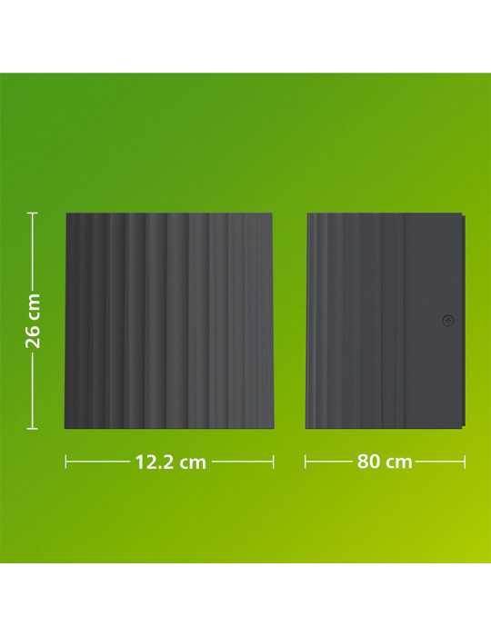 Aplique de Exterior LED Zyre Antracita 4,3 W, 800 lm PHILIPS