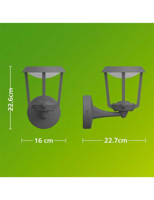 Aplique de Exterior LED Nuvy Antracita 4,3 W, 800 lm PHILIPS