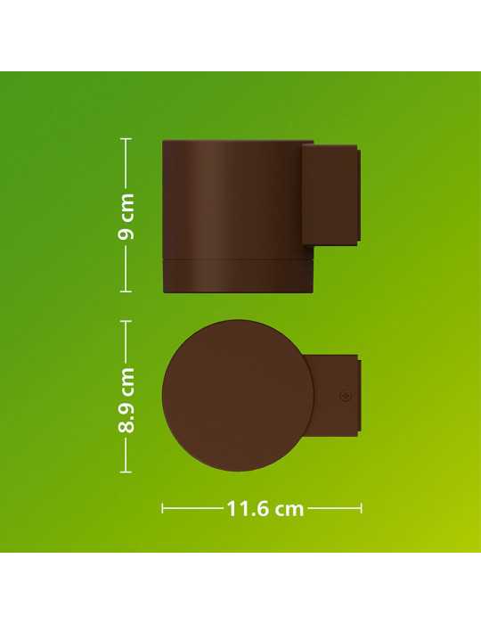 Aplique de Exterior LED Fylx 5 W, Marrón PHILIPS