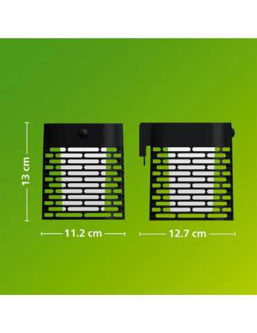 Aplique Solar LED Hara Negro 3,8 W, 400/10 lm, 2700 K PHILIPS 2