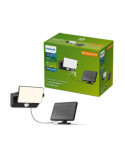 Luz de Seguridad Solar Fyns Negra 8,2 W, 1000/50 Im, 3000 K PHILIPS