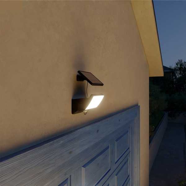Luz de Seguridad Solar Fyns Negra 8,2 W, 1000/50 Im, 3000 K PHILIPS