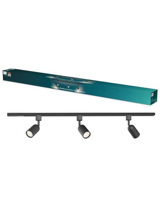 Sistema de Riel Easylink 3 Proyectores, Shea, 5 W, Negro PHILIPS