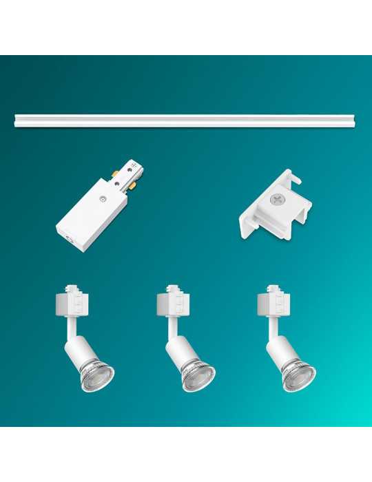 Sistema de Riel Easylink 3 Proyectores, Tobia, 5 W, Blanco PHILIPS
