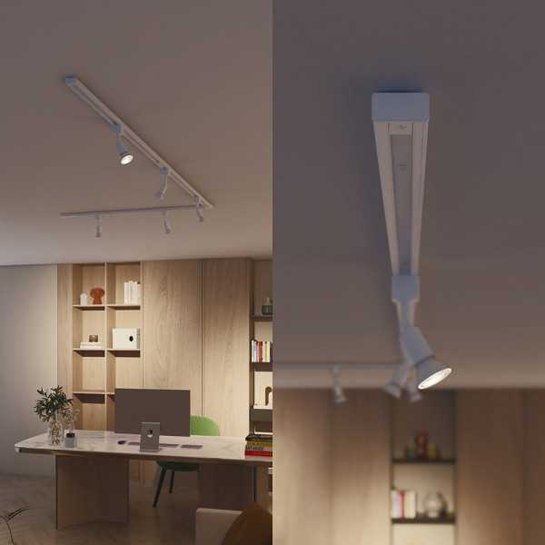 Sistema de Riel Easylink 3 Proyectores, Tobia, 5 W, Blanco PHILIPS