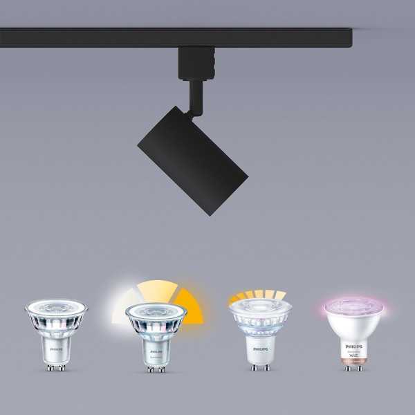 Sistema de Riel Easylink 3 Proyectores, Zilo, 5 W, Negro PHILIPS
