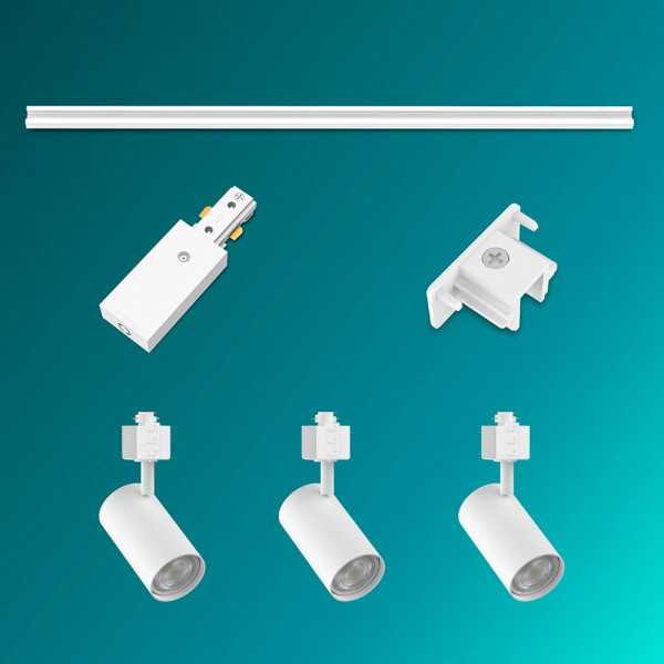Sistema de Riel Easylink 3 Proyectores, Zilo, 5 W, Blanco PHILIPS