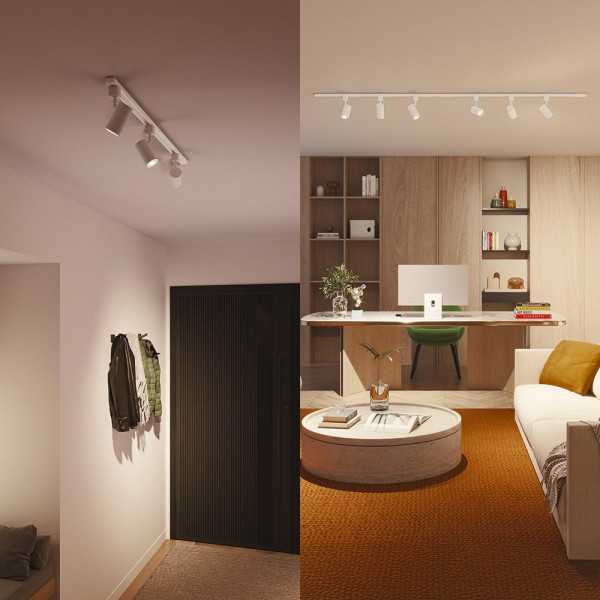 Sistema de Riel Easylink 3 Proyectores, Zilo, 5 W, Blanco PHILIPS