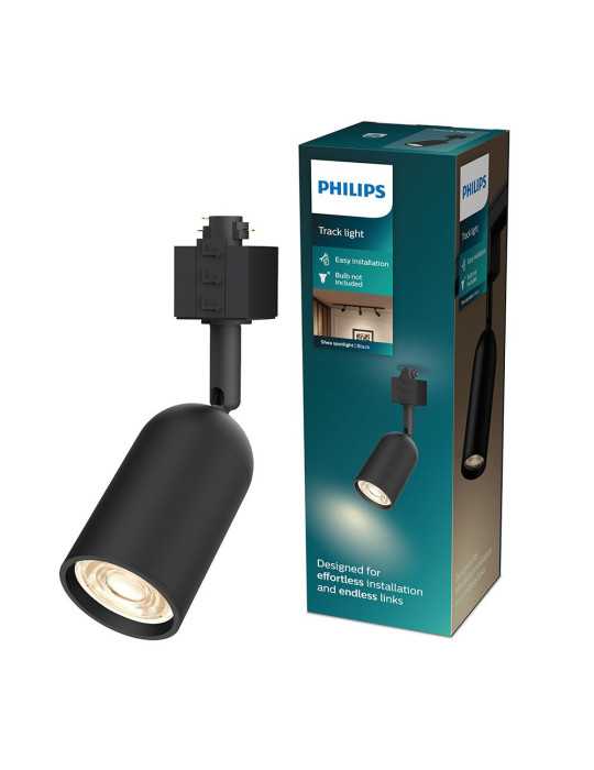 Foco Easylink Shea GU10, Negro PHILIPS