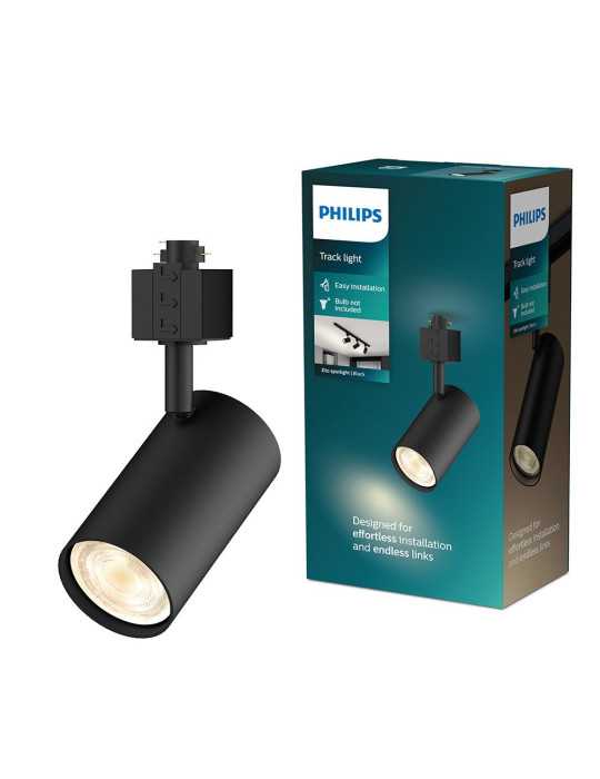Foco Easylink Zilo GU10, Negro PHILIPS