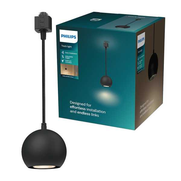 Lámpara Easylink de Techo, Suspendida, Colby GU10, Negra, Ø100 x 1360 mm PHILIPS