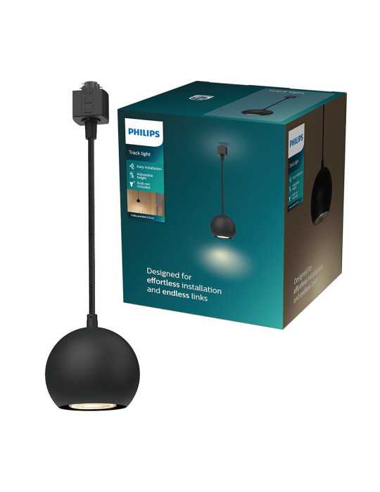 Lámpara Easylink de Techo, Suspendida, Colby GU10, Negra, Ø100 x 1360 mm PHILIPS