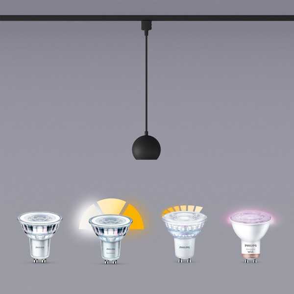 Lámpara Easylink de Techo, Suspendida, Colby GU10, Negra, Ø100 x 1360 mm PHILIPS