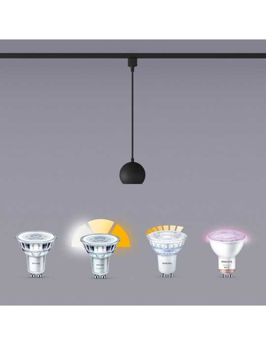 Lámpara Easylink de Techo, Suspendida, Colby GU10, Negra, Ø100 x 1360 mm PHILIPS