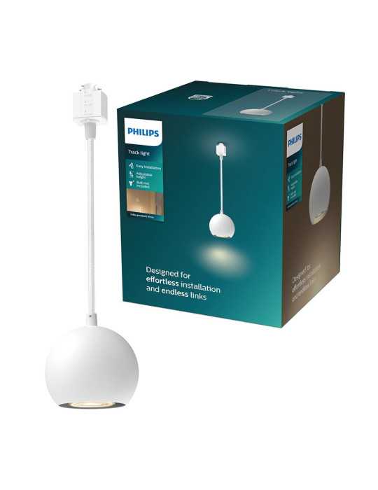 Lámpara Easylink de Techo, Suspendida, Colby GU10, Blanca, Ø100 x 1360 mm PHILIPS