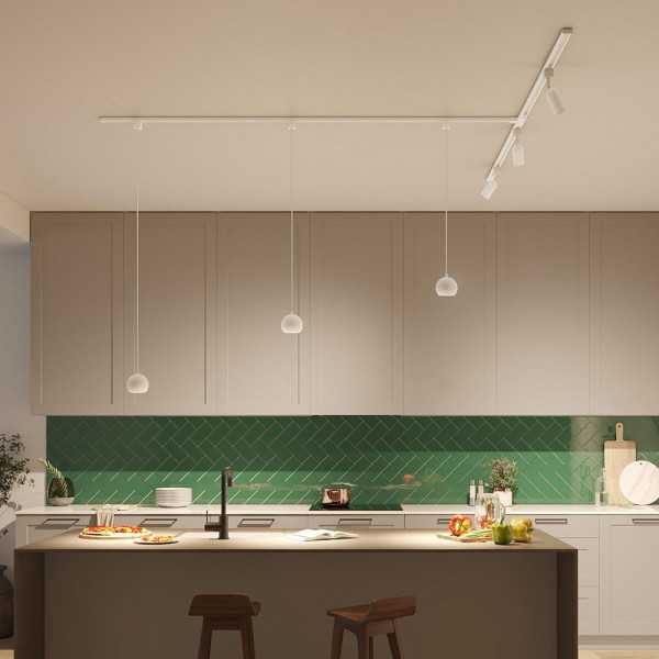 Lámpara Easylink de Techo, Suspendida, Colby GU10, Blanca, Ø100 x 1360 mm PHILIPS