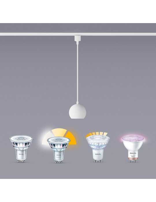 Lámpara Easylink de Techo, Suspendida, Colby GU10, Blanca, Ø100 x 1360 mm PHILIPS
