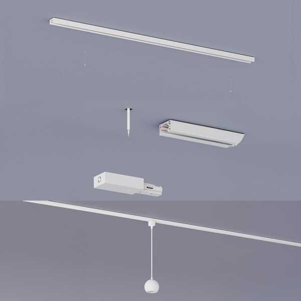 Lámpara Easylink de Techo, Suspendida, Colby GU10, Blanca, Ø100 x 1360 mm PHILIPS