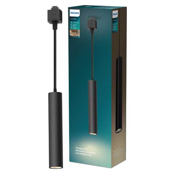 Lámpara de Techo Suspendida Easylink, Paxie GU10, Negra, Ø60 x 1550 mm PHILIPS