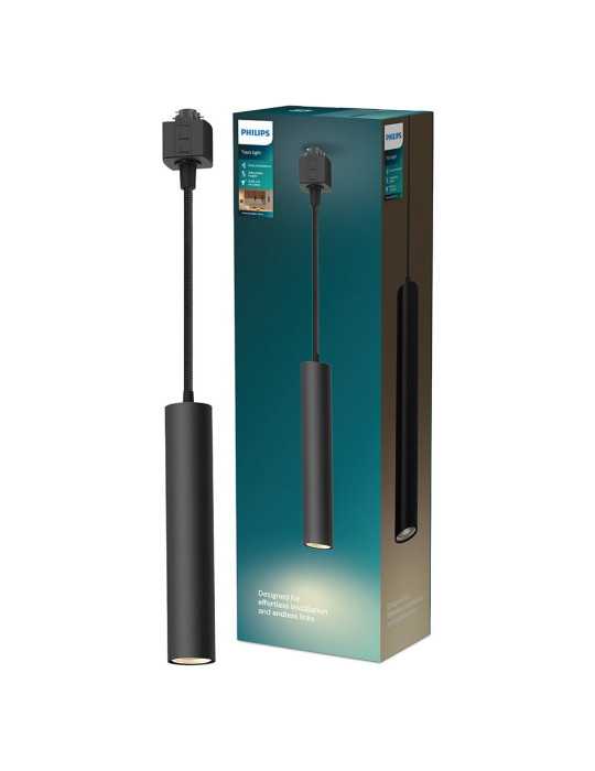 Lámpara de Techo Suspendida Easylink, Paxie GU10, Negra, Ø60 x 1550 mm PHILIPS