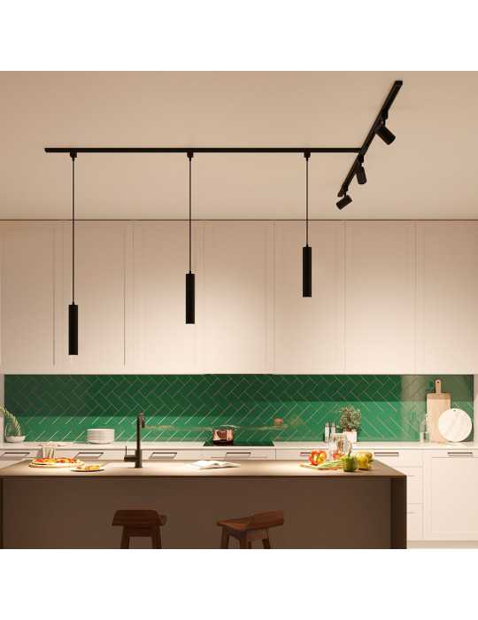 Lámpara de Techo Suspendida Easylink, Paxie GU10, Negra, Ø60 x 1550 mm PHILIPS