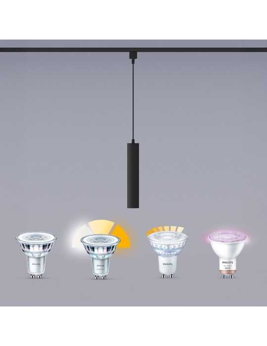 Lámpara de Techo Suspendida Easylink, Paxie GU10, Negra, Ø60 x 1550 mm PHILIPS