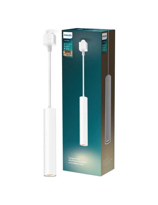 Lámpara Easylink de Techo, Suspendida, Paxie GU10, Blanca, Ø60 x 1550 mm PHILIPS
