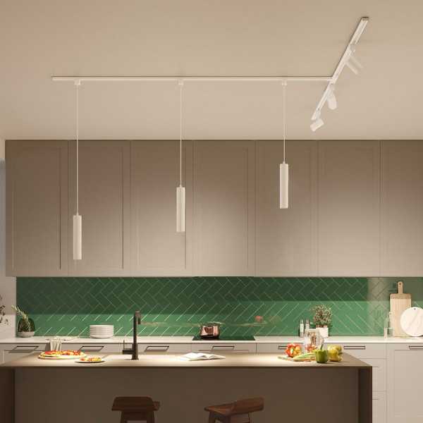 Lámpara Easylink de Techo, Suspendida, Paxie GU10, Blanca, Ø60 x 1550 mm PHILIPS