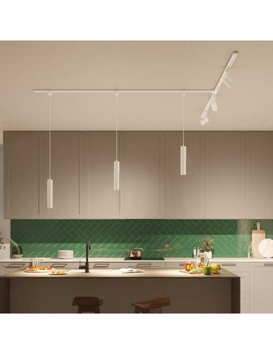 Lámpara Easylink de Techo, Suspendida, Paxie GU10, Blanca, Ø60 x 1550 mm PHILIPS