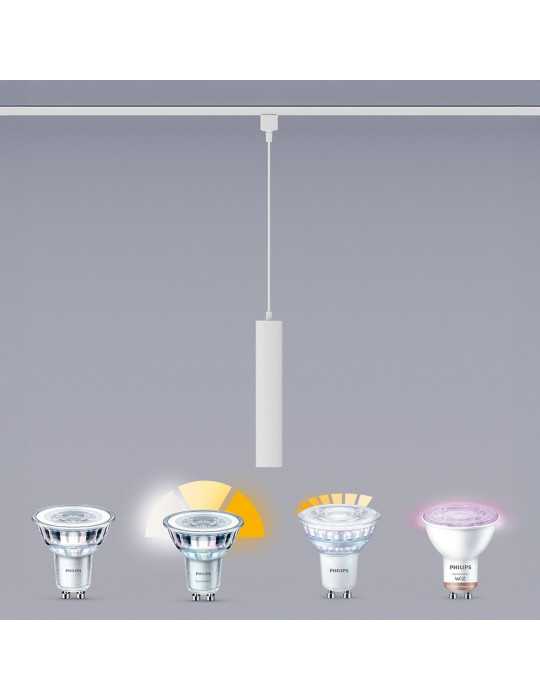 Lámpara Easylink de Techo, Suspendida, Paxie GU10, Blanca, Ø60 x 1550 mm PHILIPS