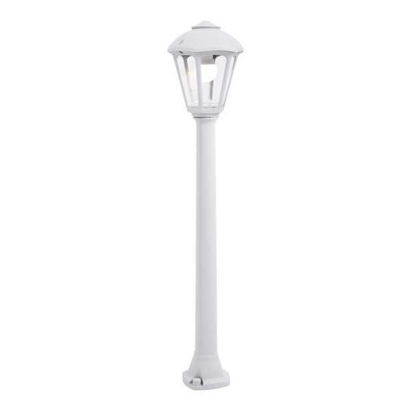 Farol Baliza con Poste Giaffa/Giampy, E27, Blanco, Ø210 x 995 mm FUMAGALLI
