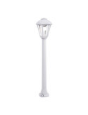 Farol Baliza con Poste Giaffa/Giampy, E27, Blanco, Ø210 x 995 mm FUMAGALLI