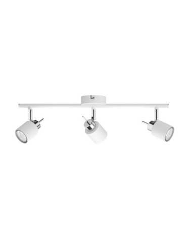 Foco 3 Elementos Meranti GU10 (Bombilla No Incluida) Color Blanco 8 x 47,4 x 15,5 cm PHILIPS