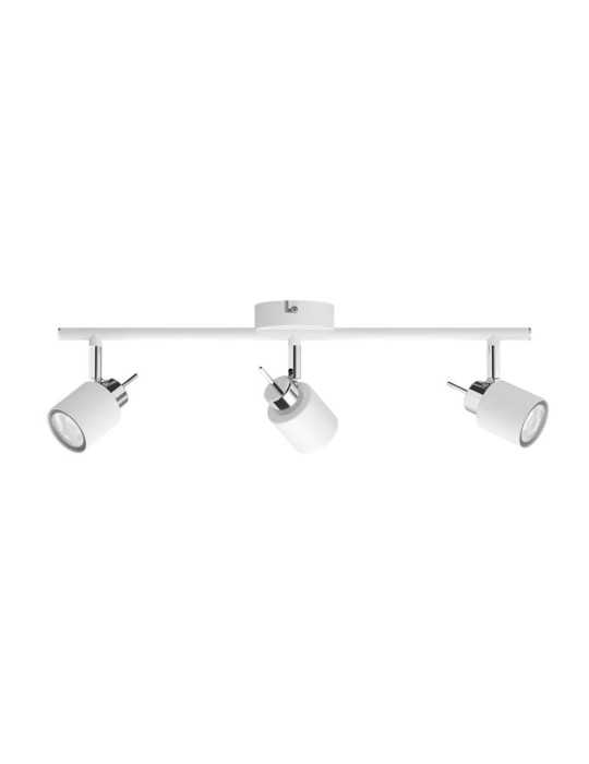 Foco 3 Elementos Meranti GU10 (Bombilla No Incluida) Color Blanco 8 x 47,4 x 15,5 cm PHILIPS