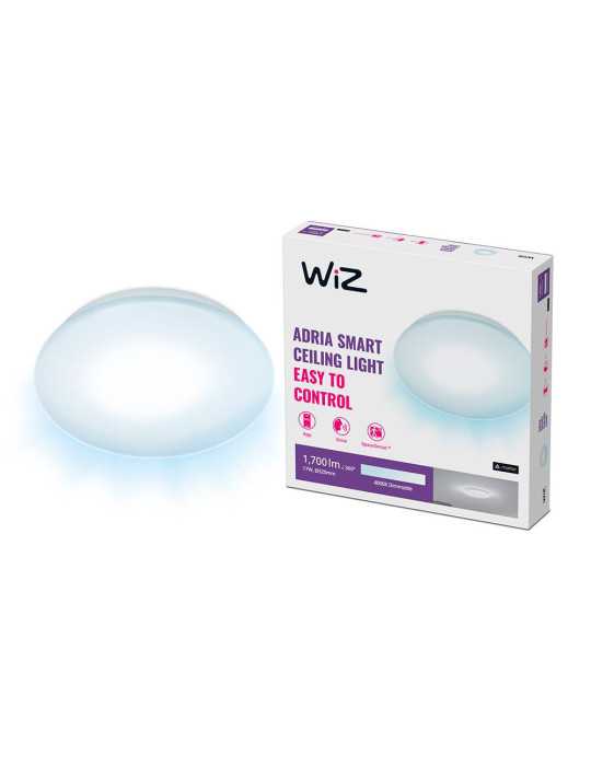 Plafón Inteligente Adria, Wi-Fi, 17 W, Rd 4000 K 1700 lm Ø32 cm WIZ