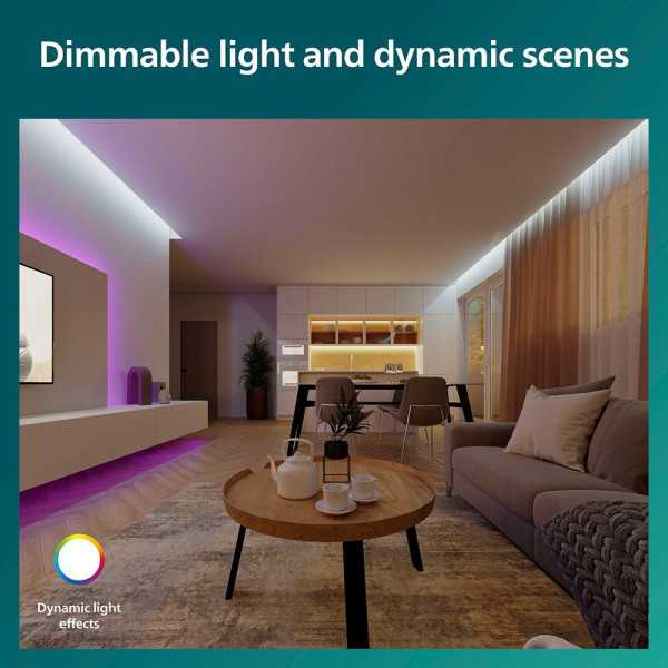 Tira LED RGB con Mando IP20, 5 m PHILIPS