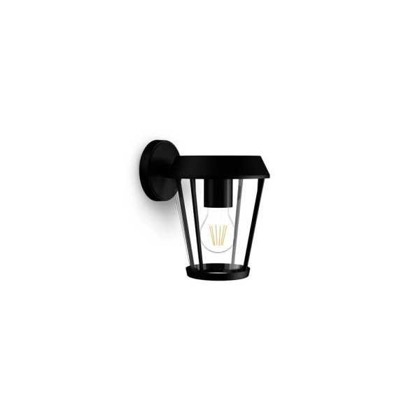 Aplique Exterior Sunera E27 25 w sin Bombilla, Color Negro, Luz Hacia Abajo PHILIPS