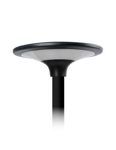 Luminaria Solar LED Negra, IP65, 20 w 2300 Im 4000 k FNP