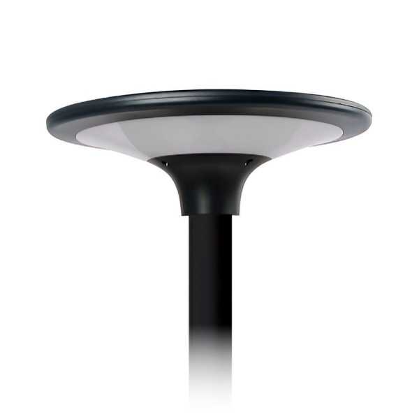 Luminaria Solar LED Negra, IP65, 20 w 2300 Im 4000 k FNP