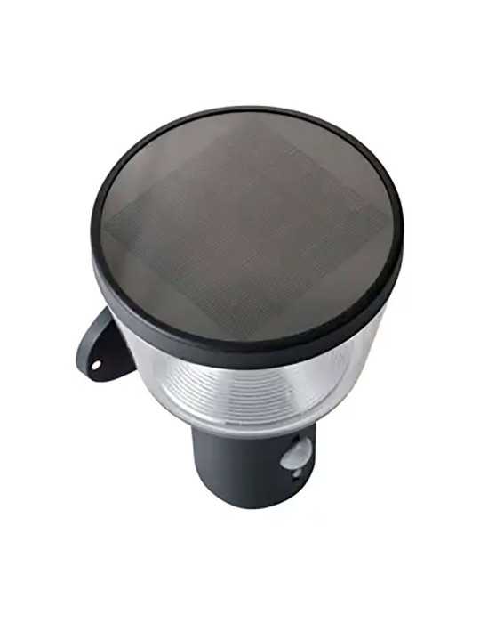 Aplique Solar de Pared con Sensor de Movimiento, Luz Fija, 40 LEDS, 600 Im, Antracita, Ø16 x 17 x 23 cm LUMINEO
