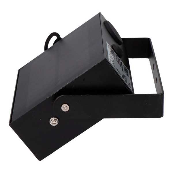Foco Proyector Solar Auto Basculante, 10 W, 1800 lm, 6500 K, con Sensor Movimiento, Negro EDM