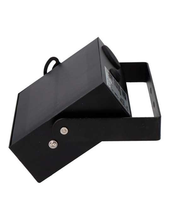 Foco Proyector Solar Auto Basculante, 10 W, 1800 lm, 6500 K, con Sensor Movimiento, Negro EDM