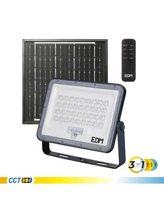 Foco Proyector LED Solar 3CCT 50 W 800 lm EDM