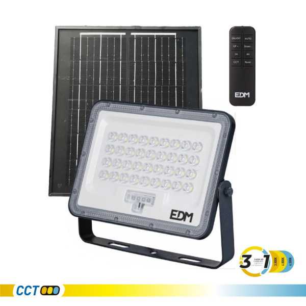 Foco Proyector LED Solar 3CCT 100 W 1200 lm EDM