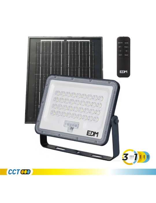 Foco Proyector LED Solar 3CCT 100 W 1200 lm EDM