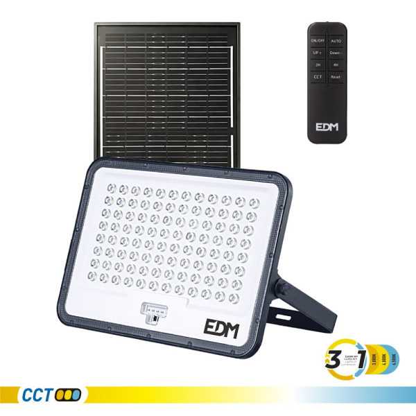 Foco Proyector LED Solar 3CCT 200 W 2200 lm EDM