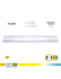 Regleta LED 48 W 3CCT 4200 lm 121,3 x 12 x 3,1 cm EDM
