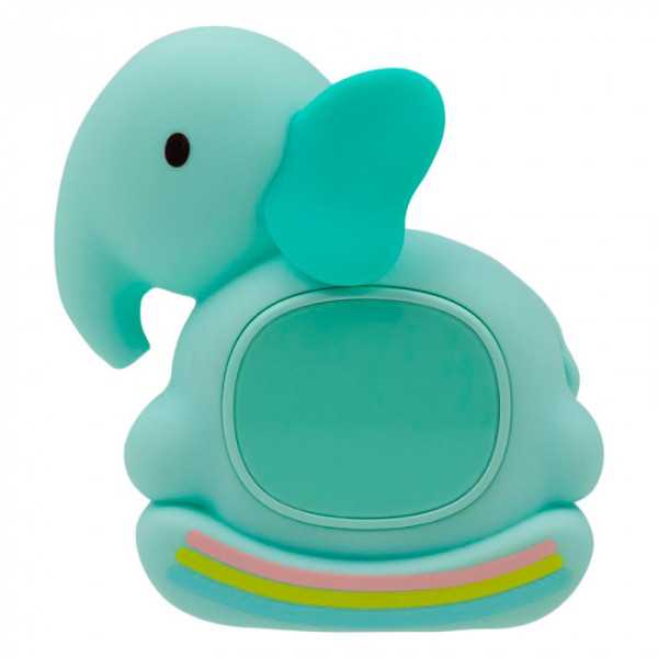 Lámpara Nocturna LED RGB Recargable con Despertador Modelo Elefante Mecedora MARY´S